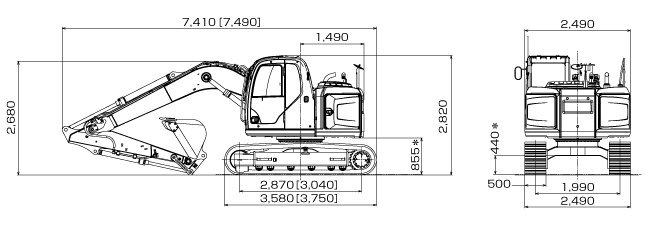 SK135SR-2 全体図
